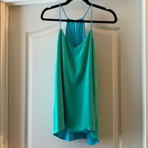 Express Reversible Tank - Teal & Aqua Blue